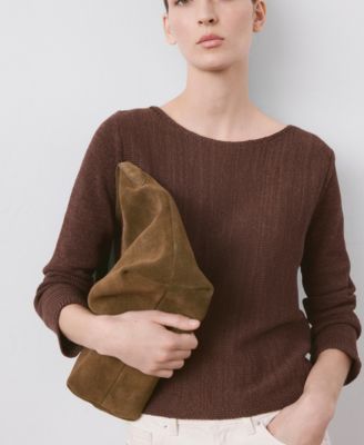 Women's Long-Sleeve Knitted Sweater