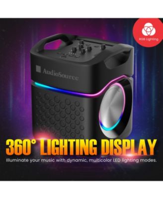 2.1 Party Speaker, 160W, Subwoofer, RGB Lights, Bluetooth 5.3, Dual Mics, Portable with Ultra Bass Boost