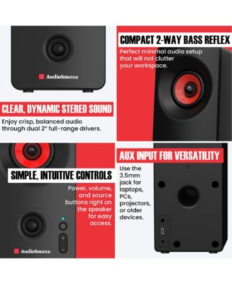 2.0 Stereo Bluetooth 5.3 Dual Driver Desktop PC Speakers