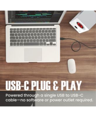 2.0 Stereo Bluetooth 5.3 Dual Driver Desktop PC Speakers