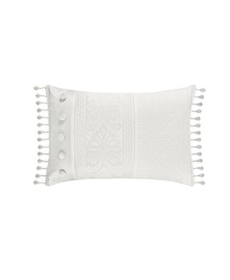 Bianco Boudoir Decorative Pillow, 15" x 21"