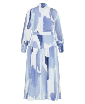 Women's Ezra Surface Level Print Maxi Dress