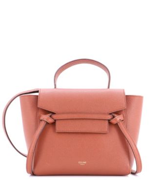 Nano Belt Bag Textured Leather