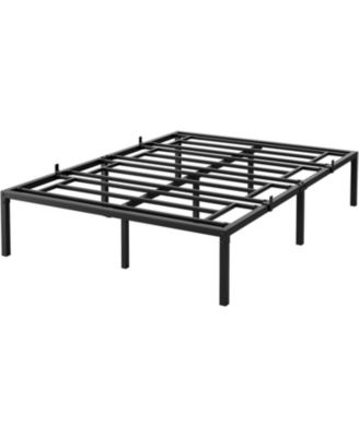 LED Bed Frame with Storage Headboard & Drawers - No Box Spring Needed