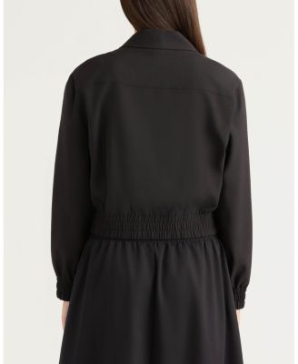 Women's Zip Front Bomber Jacket