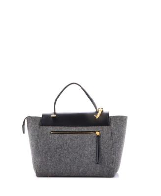 Mini Belt Bag Felt and Leather