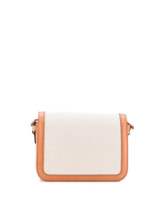 Medium Triomphe Shoulder Bag Canvas with Leather