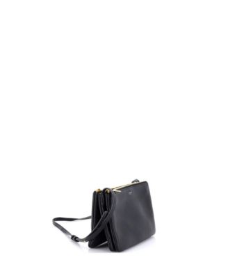 Small Trio Crossbody Bag Leather