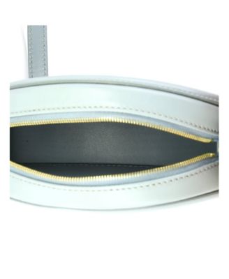 Triomphe Oval Crossbody Bag Leather