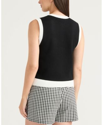 Women's Button Front Sweater Vest