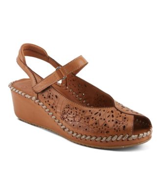 Spring Step Women's Santonio Wedges with Leather Upper - Macy's
