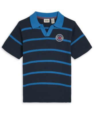 Boys' 8-16 Striped Short-Sleeve Polo Shirt