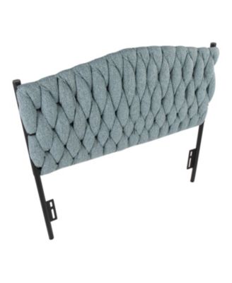 Fabric Twin Headboard with Button Tufting Adjustable Height 41 to 53 inch