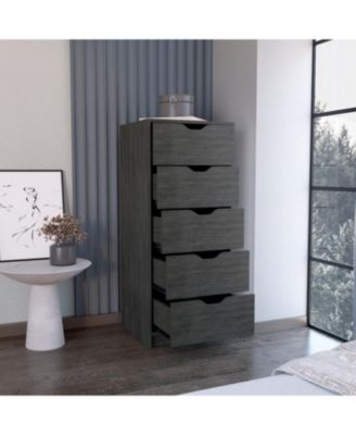 Modern 4 Drawer Dresser Particleboard Cabinet Waterproof for Bedroom Entryway Bathroom