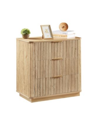 3 Drawer Modern Dresser Multipurpose Cabinet for Kids Room Home Furniture With Spacious Drawers Easy Assembly Dura