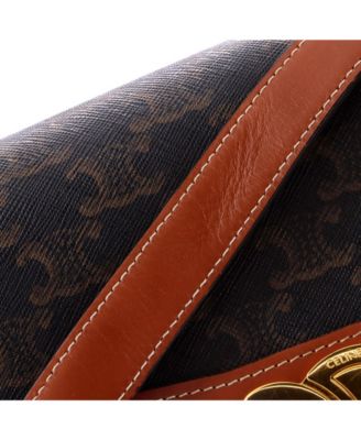 Medium Triomphe Shoulder Bag Triomphe Coated Canvas