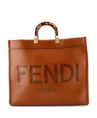 Large Sunshine Shopper Tote Leather