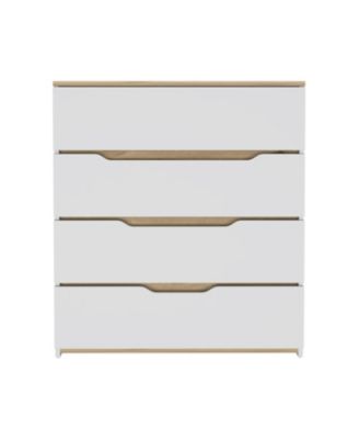 Lynbrook 4 Drawer Dresser and Manufactured Wood Construction for Bedroom Storage
