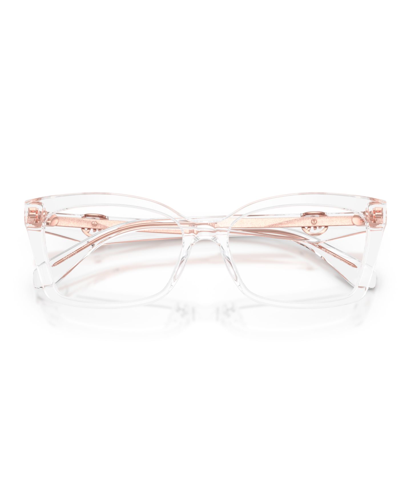 Женские очки Michael Kors Woman Rectangle Plastic MK4165U Garzeno Eyeglasses, цвет: Crystal — фото 3