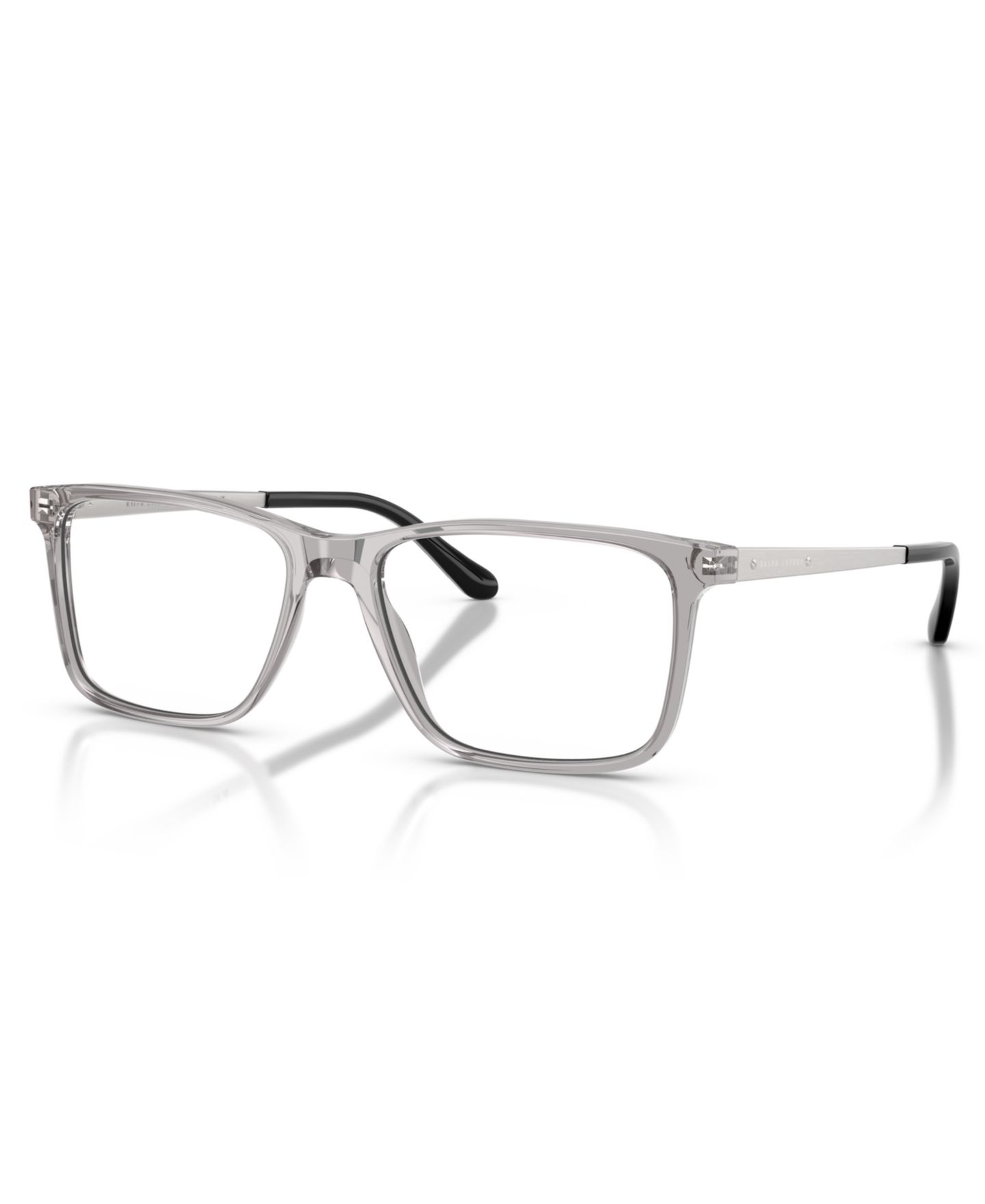 Мужские очки Ralph Lauren Man Rectangle Plastic RL6133 Eyeglasses, цвет: Прозрачный серый — фото 1