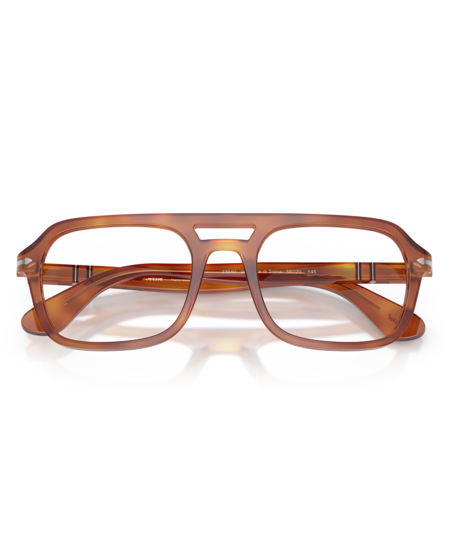 Очки Persol Unisex Square Plastic PO3394V Eyeglasses, цвет: Terra — фото 6