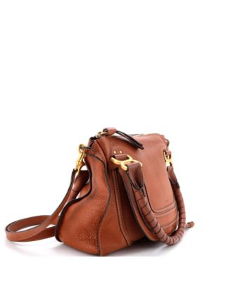 Medium Marcie Satchel Leather
