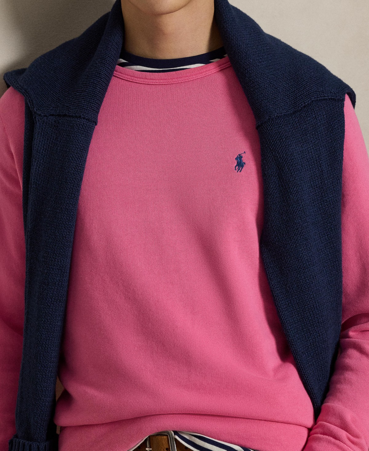 Мужские худи Polo Ralph Lauren Men's Long-Sleeve Crewneck Sweatshirt — фото 4