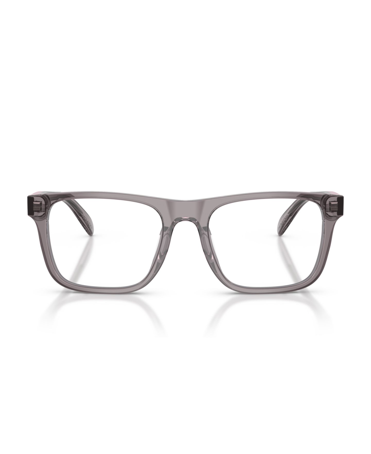 Мужские очки COACH Man Square Plastic HC6277U Eyeglasses, цвет: Прозрачный серый — фото 4