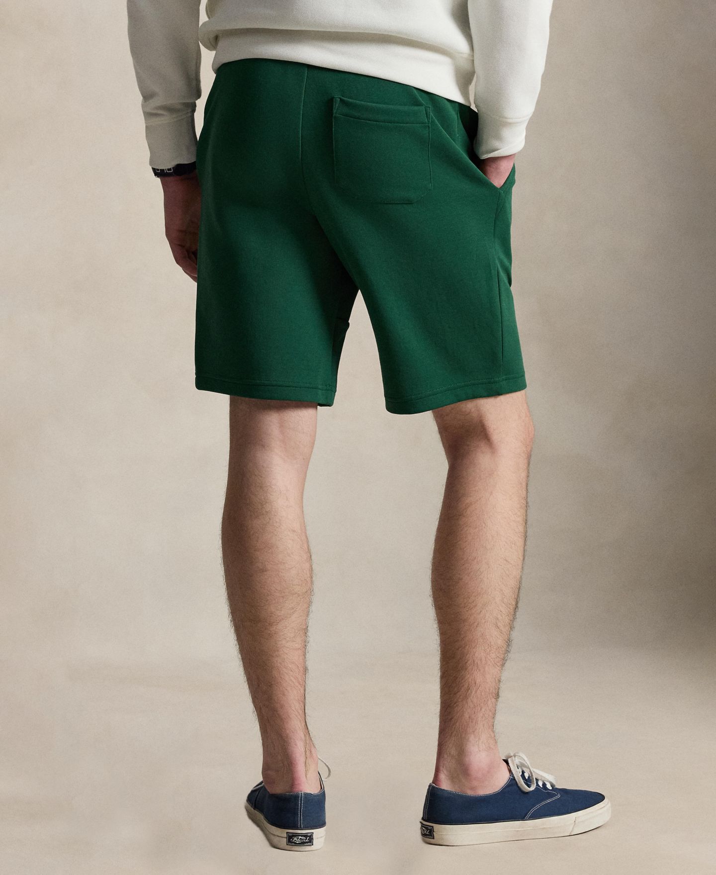 Мужские шорты Polo Ralph Lauren из двойного трикотажа, 9 дюймов, цвет: Тёмно-зелёный — фото 4