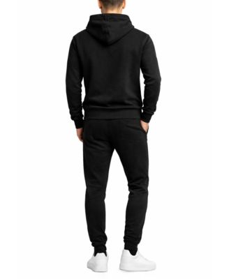 Men's Soft Fleece Pullover Hoodie & Sweatpants Jogging Set