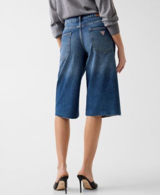 Women's Mid-Rise Baggy Bermuda Shorts