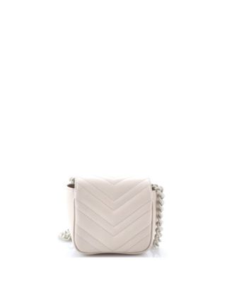 Mini GG Marmont Flap Belt Bag Matelasse Leather