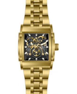 Men's 41646 Speedway Quartz 3 Hand Transparent, Gunmetal Dial Watch