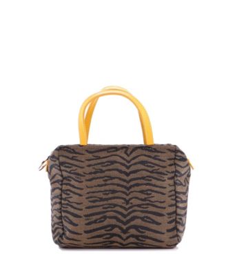 Zip Tote Printed Jacquard