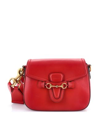 Medium Lady Web Shoulder Bag Leather