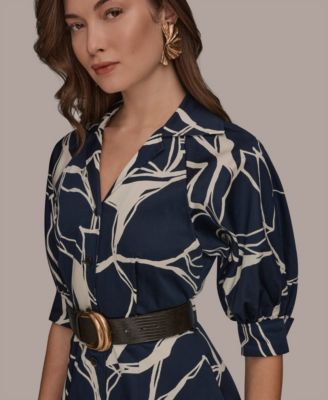 Women's Collared Shirt Dress