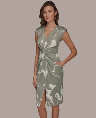 Women's V-Neck Sheath Dress