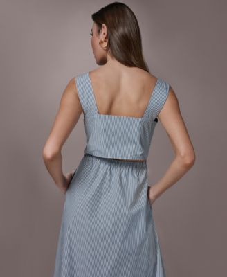 Women's Square Neck Midi Dress