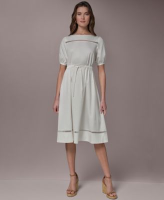 Women's Short-Sleeve A-Line Dress