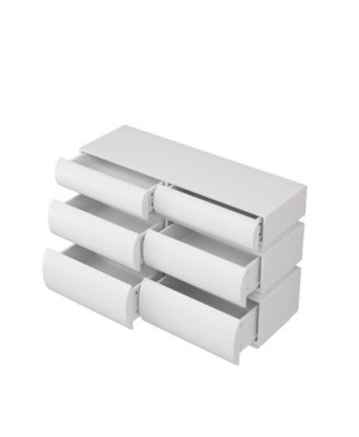 Traditional 5 Drawer Dresser Finish Sturdy Construction for Bedroom Living Room Storage