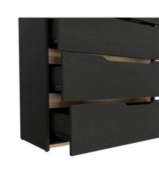 5 Drawer Modern Dresser Organizer Cabinet for Nursery Home Furniture with Spacious Drawers Easy Assembly Durable B