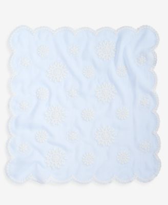 Eyelet Square Scarf