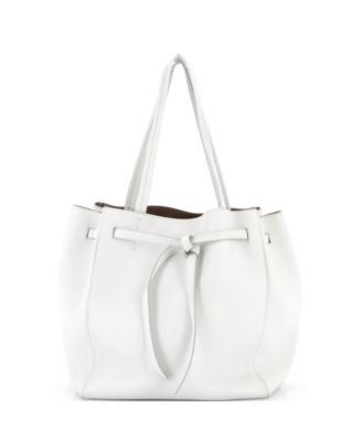 Medium Phantom Tie Cabas Tote Leather