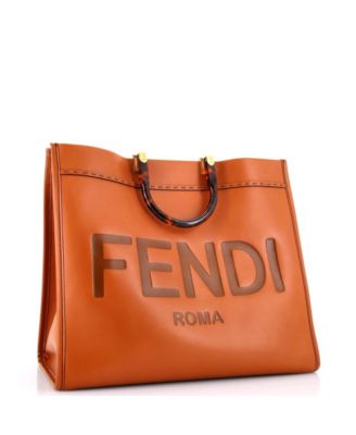 Large Sunshine Shopper Tote Leather