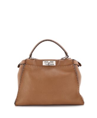 Regular Selleria Peekaboo Bag Rigid Leather