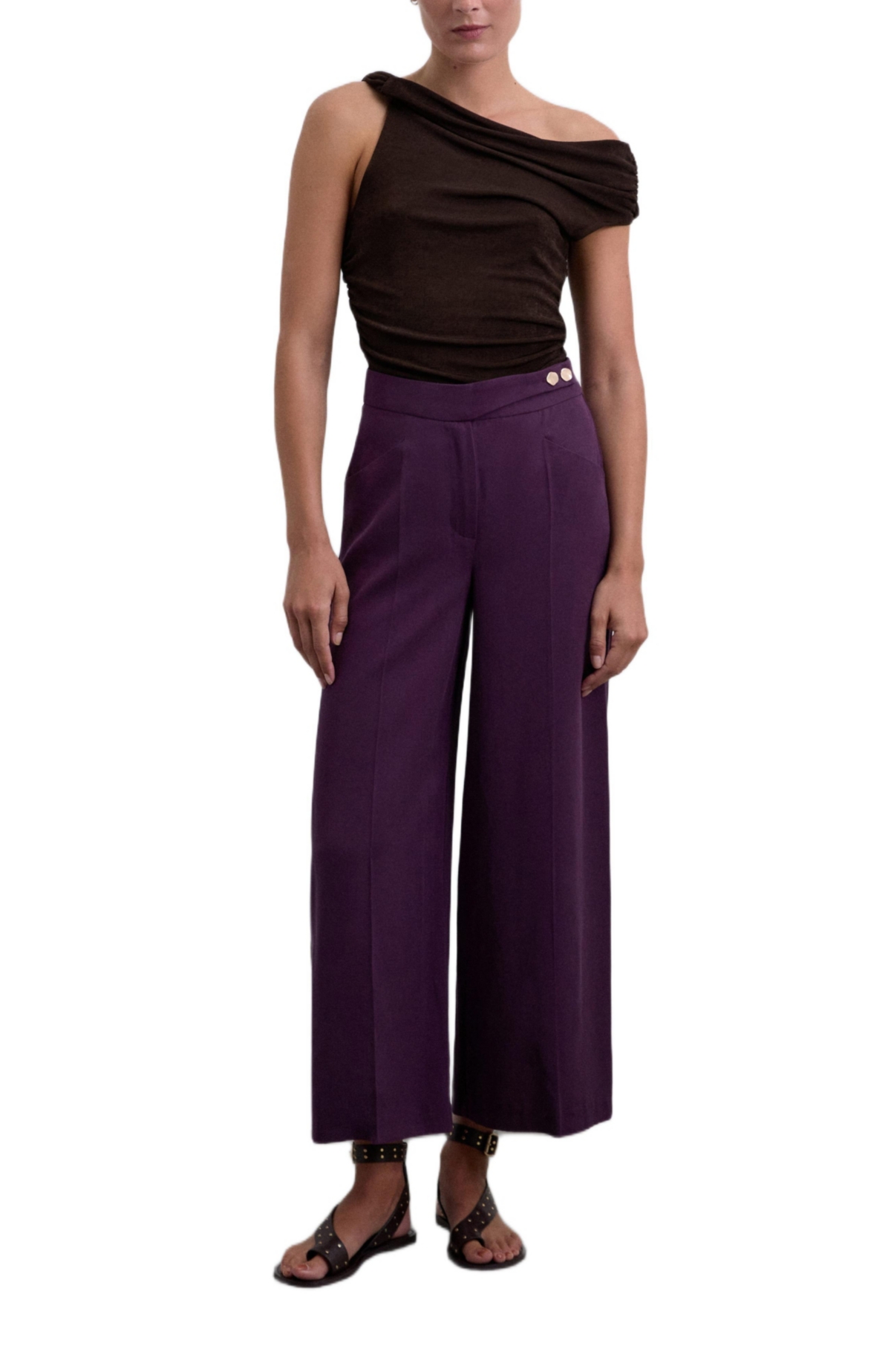 Scalpers Women's Purple Pant