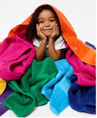 Polo Player Cotton Washcloth, 13" x 13"