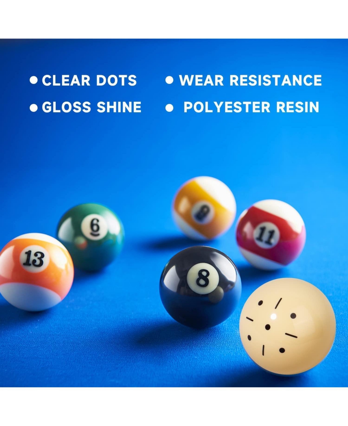 Gse Games & Sports Expert 2 1/4-Inch Dot Training Cue Ball