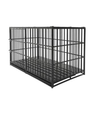 Extra Large Metal Dog Cage – 61" Heavy Duty Kennel for Large Dogs, Strong & Durable