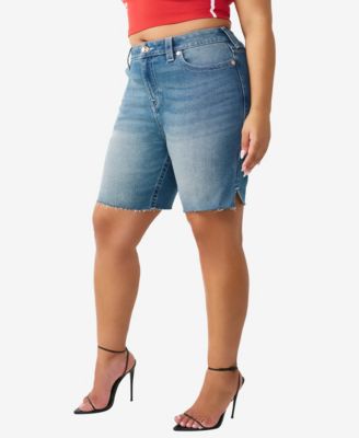 Plus Size Miya Mid-Rise Bermuda Shorts